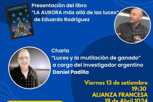 Presentan libro sobre La Aurora y charla referida a la mutilación de ganado